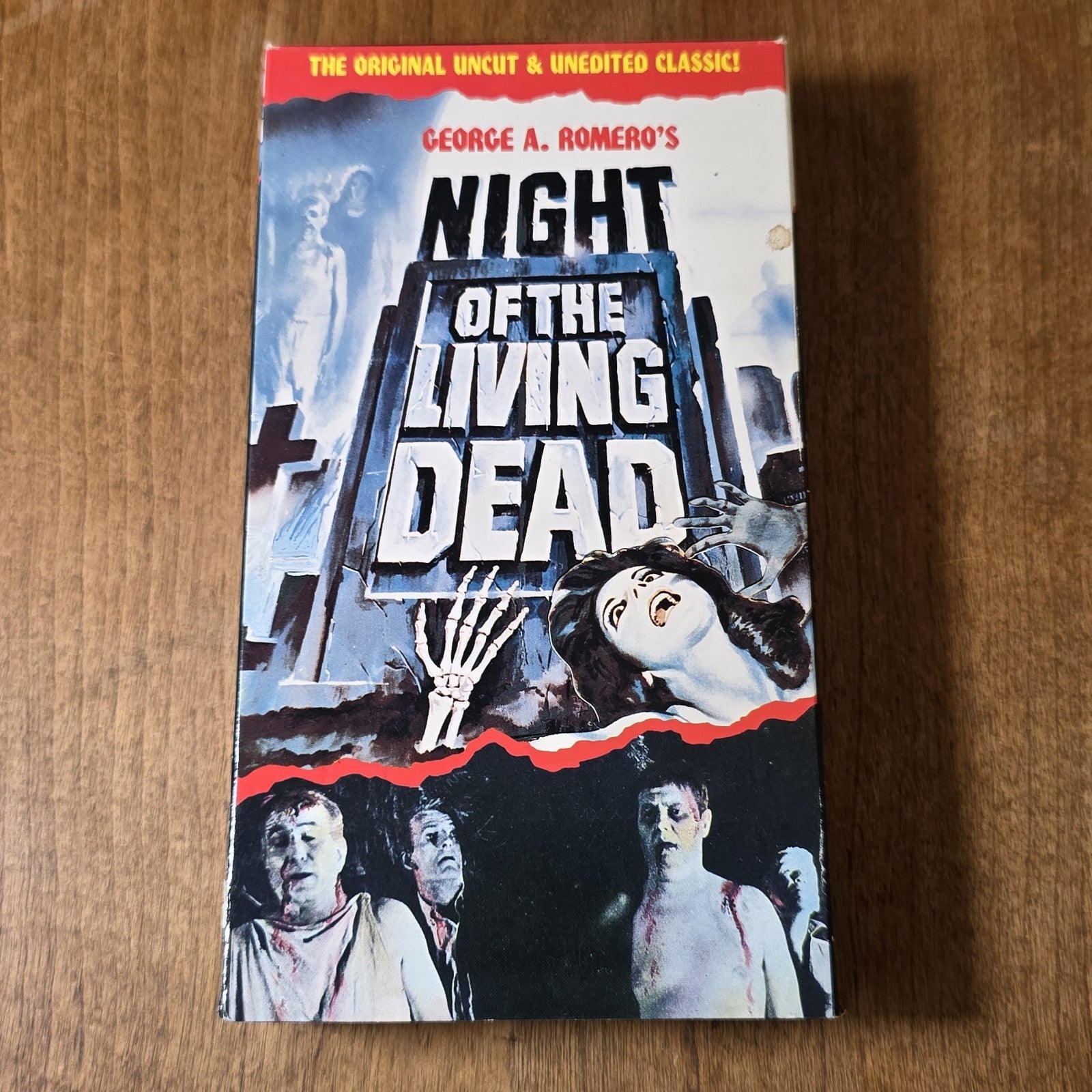 Night of the Living Dead VHS 1968 Horror George A. Romero