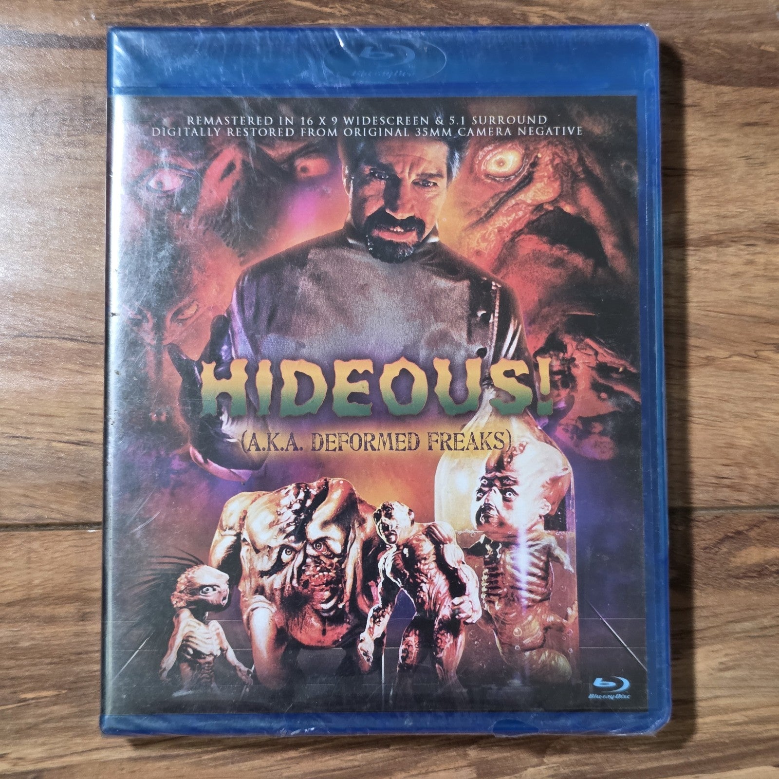 Hideous! Blu-ray 1997 Horror Cult Classic HTF New Sealed