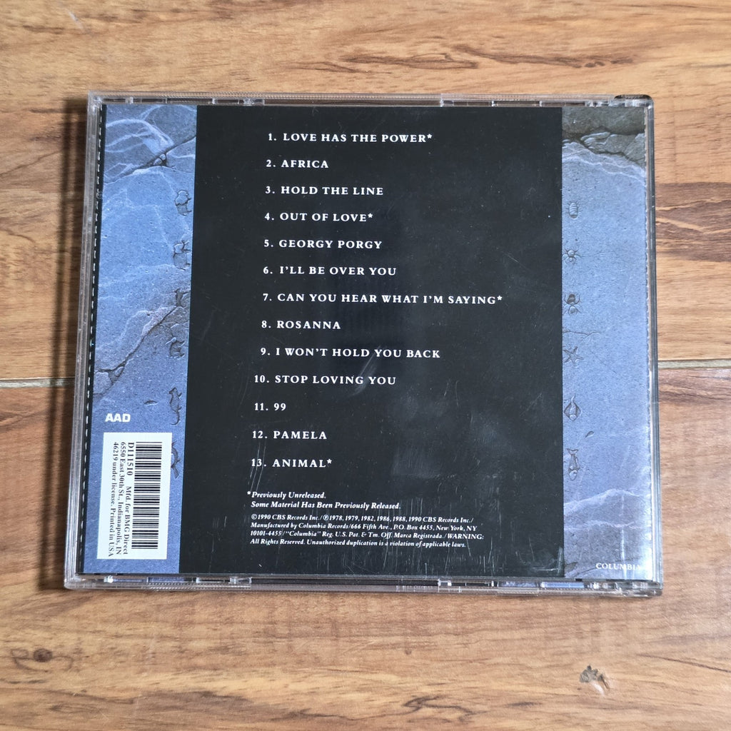 Toto - Past To Present 1977 - 1990 CD Compilation 1990 Pop Rock