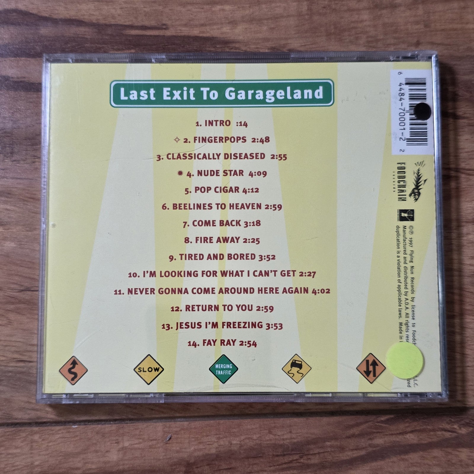Garageland - Last Exit to Garageland CD Album 1996 Indie Rock