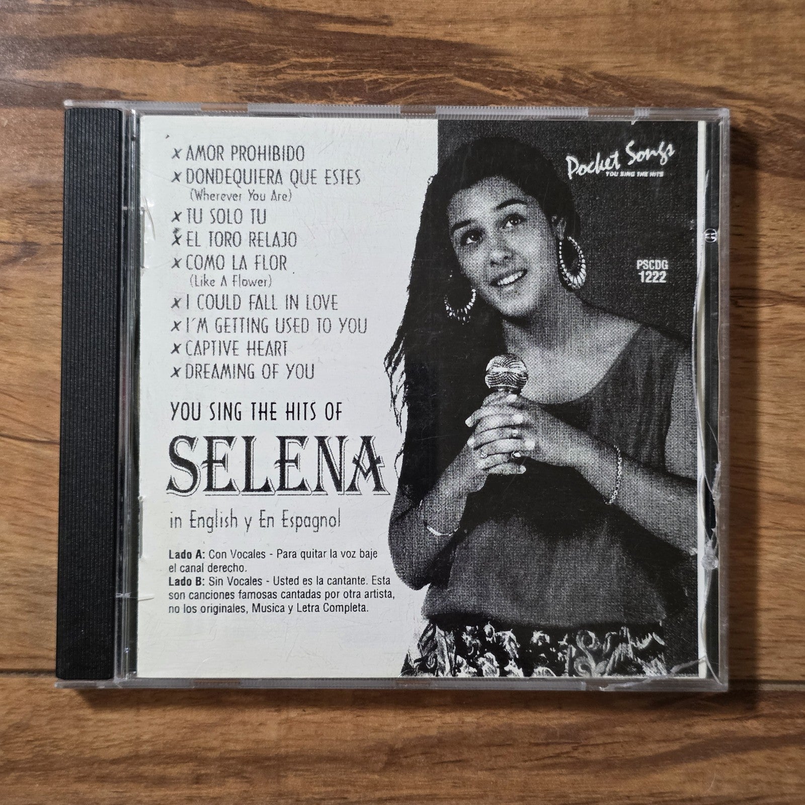 Karaoke - Selena: Spanish CD Album 2011 Karaoke Latin Pocket Songs HTF