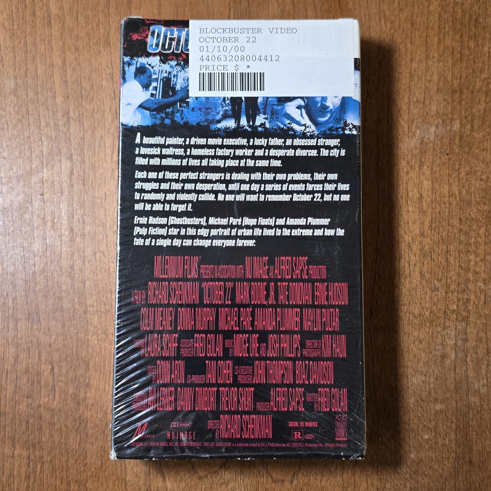 October 22 VHS 1998 Drama Mark Boone Jr Richard Schenkman