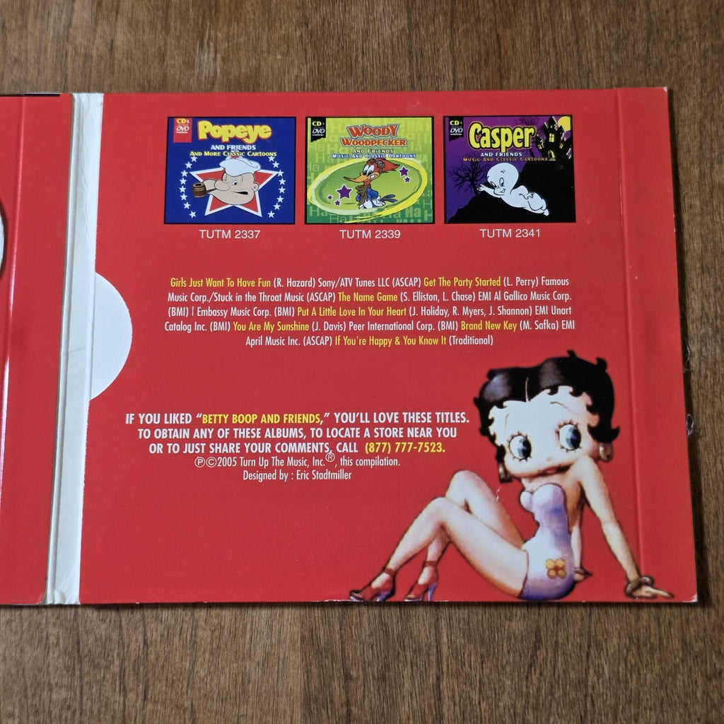 Betty Boop and Friends - Music and Cartoons DVD CD 2 Disc Set 2006 Animation