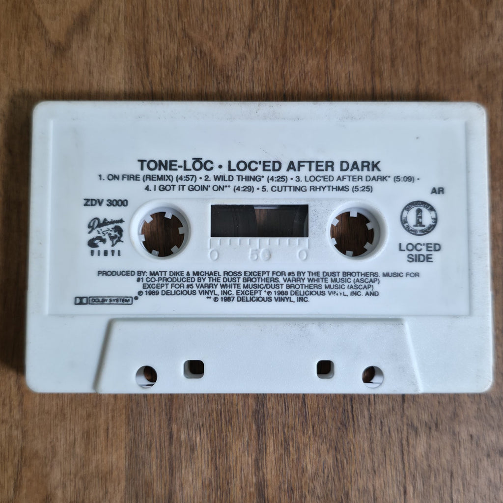 Tone-Loc - Loc'ed After Dark Cassette Album 1989 Hip Hop Delicious Vinyl