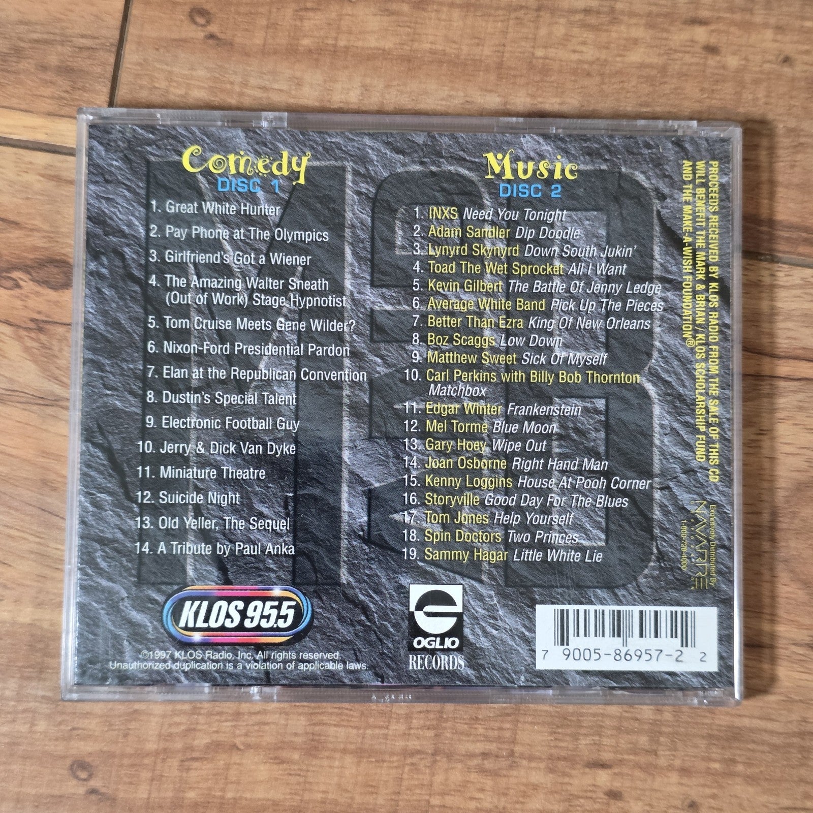 Mark and Brian - You Had To Be There CD 1997 KLOS 95.5 FM Los Angeles Comedy