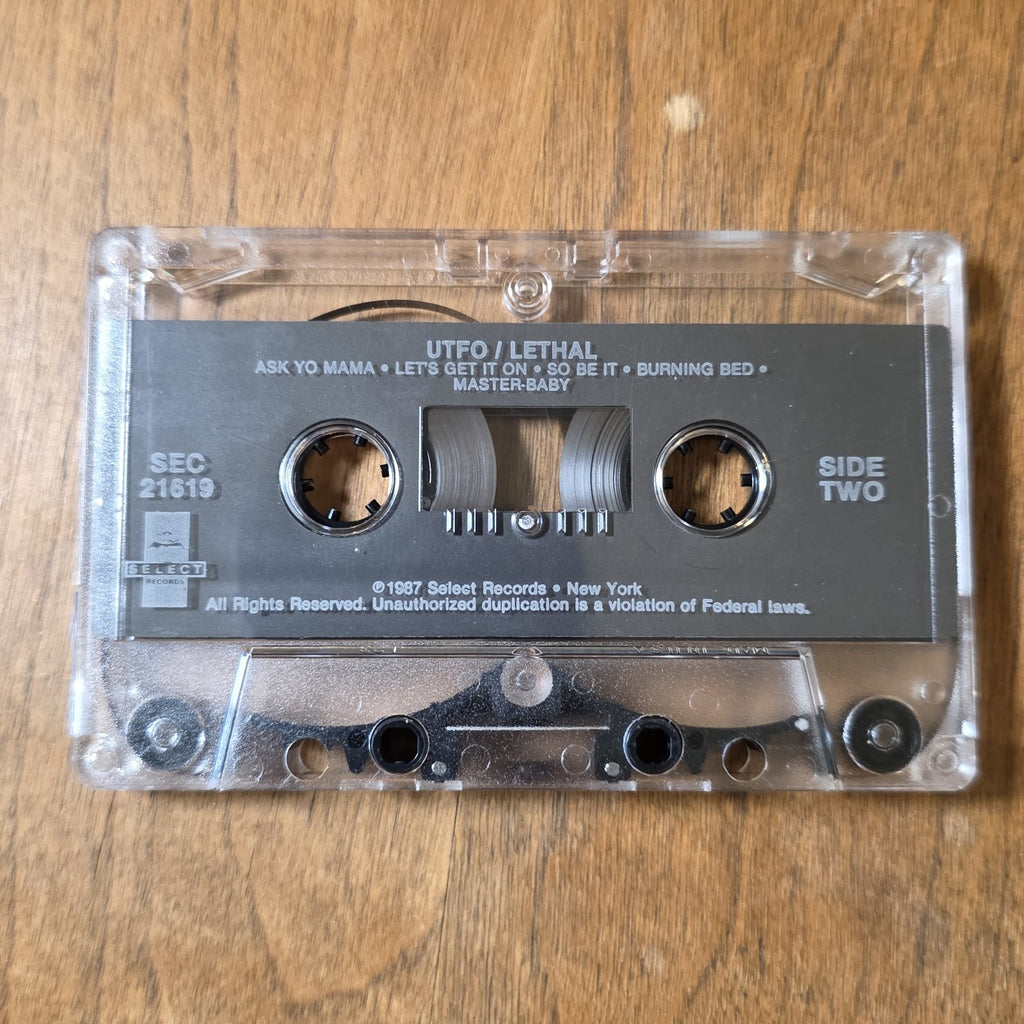 U.T.F.O. - Lethal Album 1987 Hip Hop Cassette Select Records