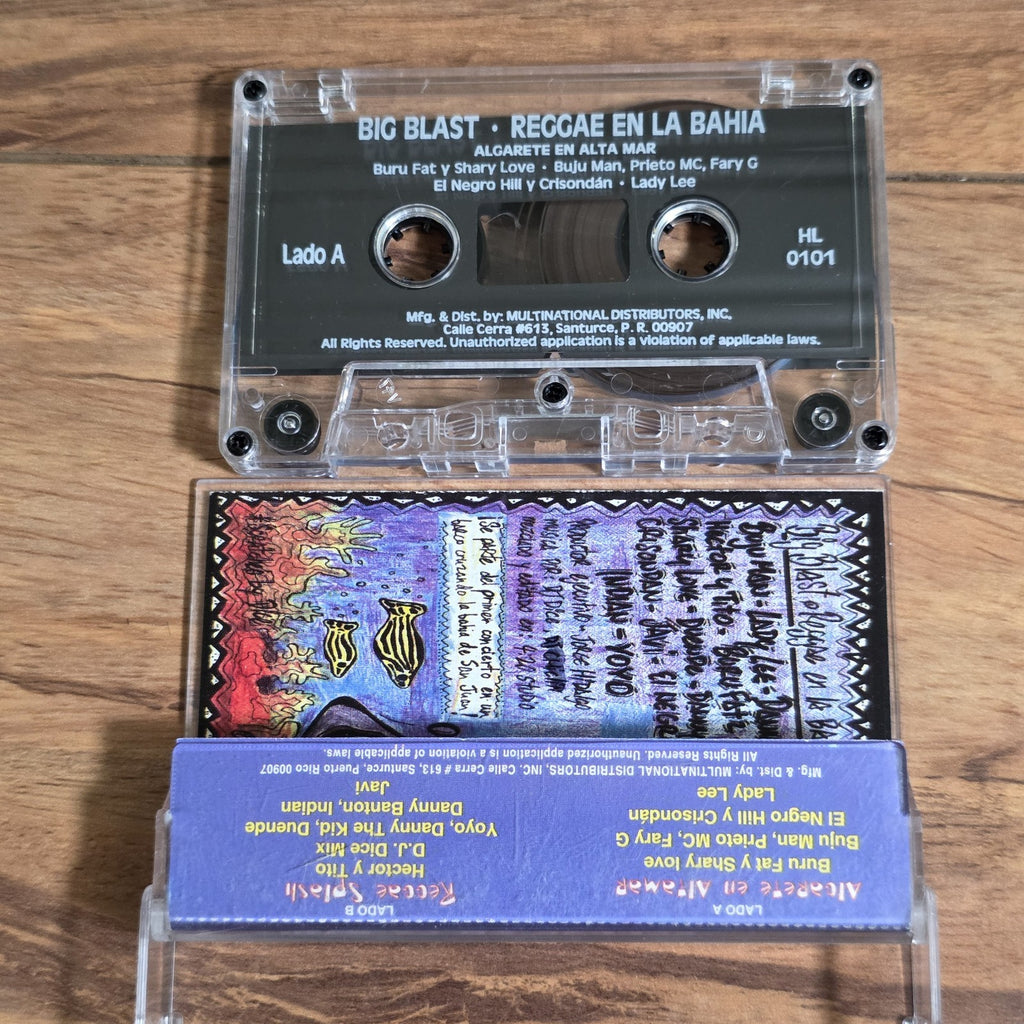 Big Blast Reggae En La Bahia Cassette Album 1996 Reggaeton