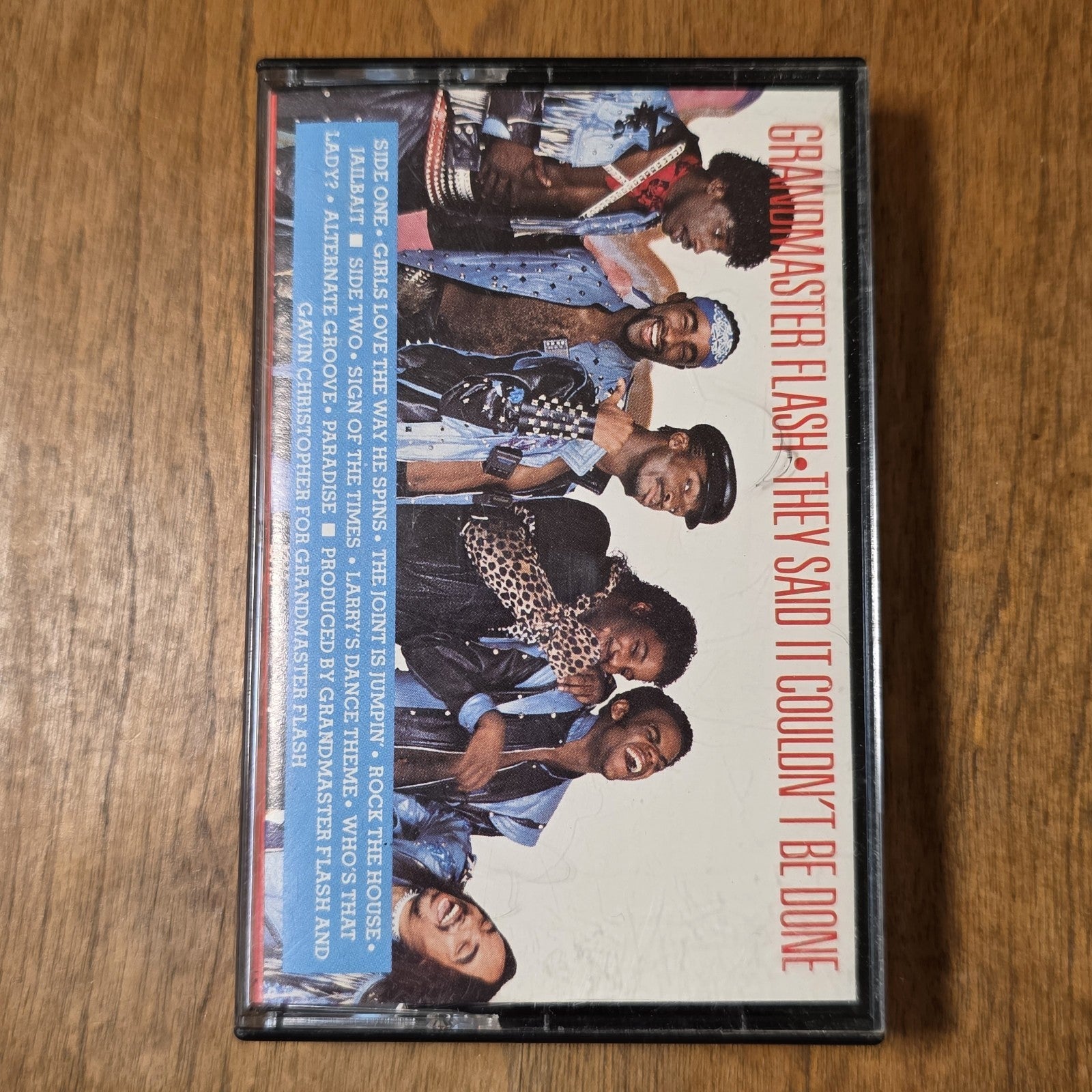Grandmaster Flash - They Said It Couldnt Be Done 1985 Hip Hop Cassette Rare HTF