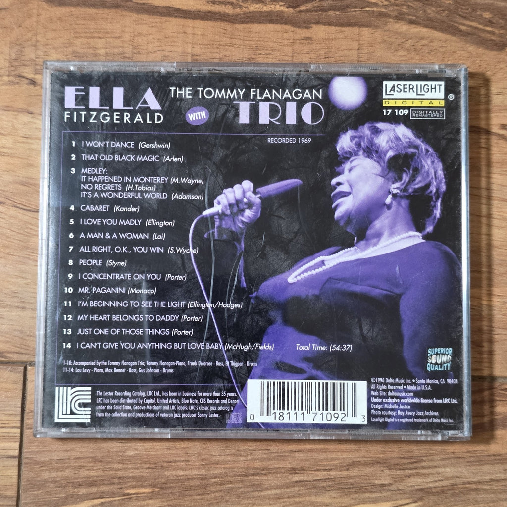 Ella Fitzgerald - Ella Fitzgerald With Tommy Flanagan Trio CD Album 1977 Jazz