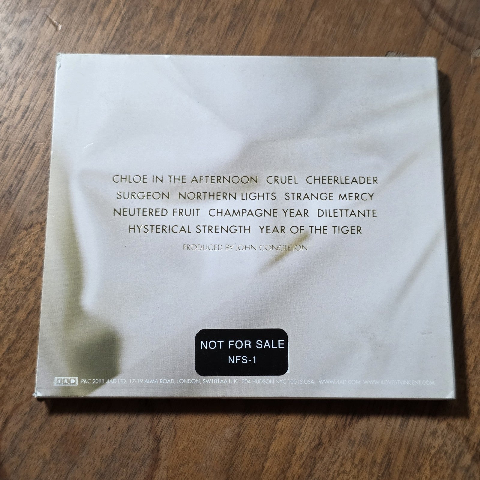 St. Vincent - Strange Mercy CD Album 2011 Indie Rock