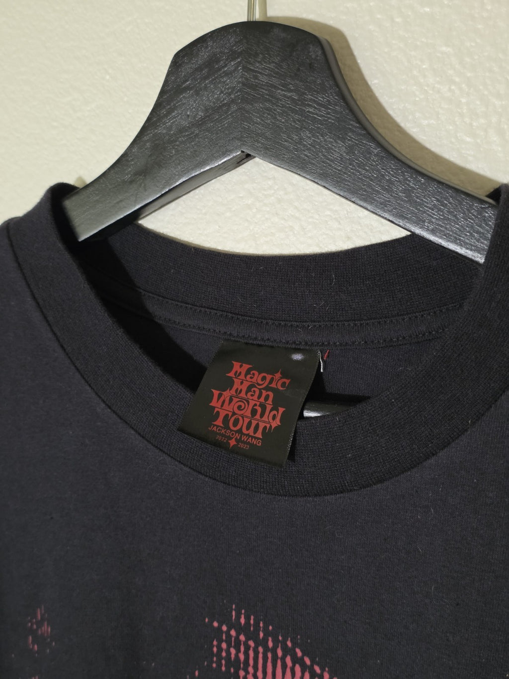 Jackson Wang Magic Man World Tour T Shirt Black Size XL Concert Merch 2022 GOT7