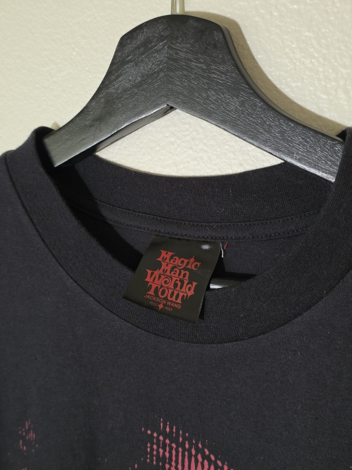 Jackson Wang Magic Man World Tour T Shirt Black Size XL Concert Merch 2022 GOT7
