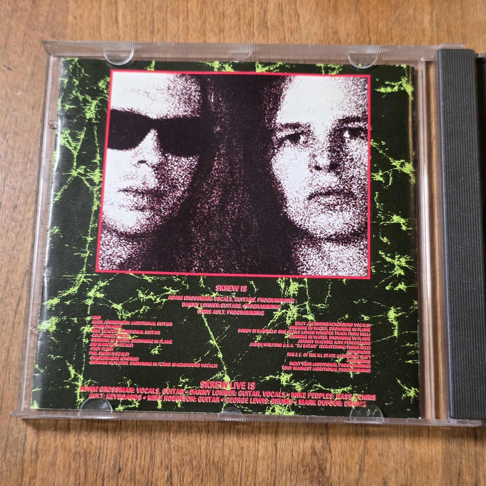 Skrew - Burning in Water, Drowning in Flame CD Album 1992 Industrial Metal HTF