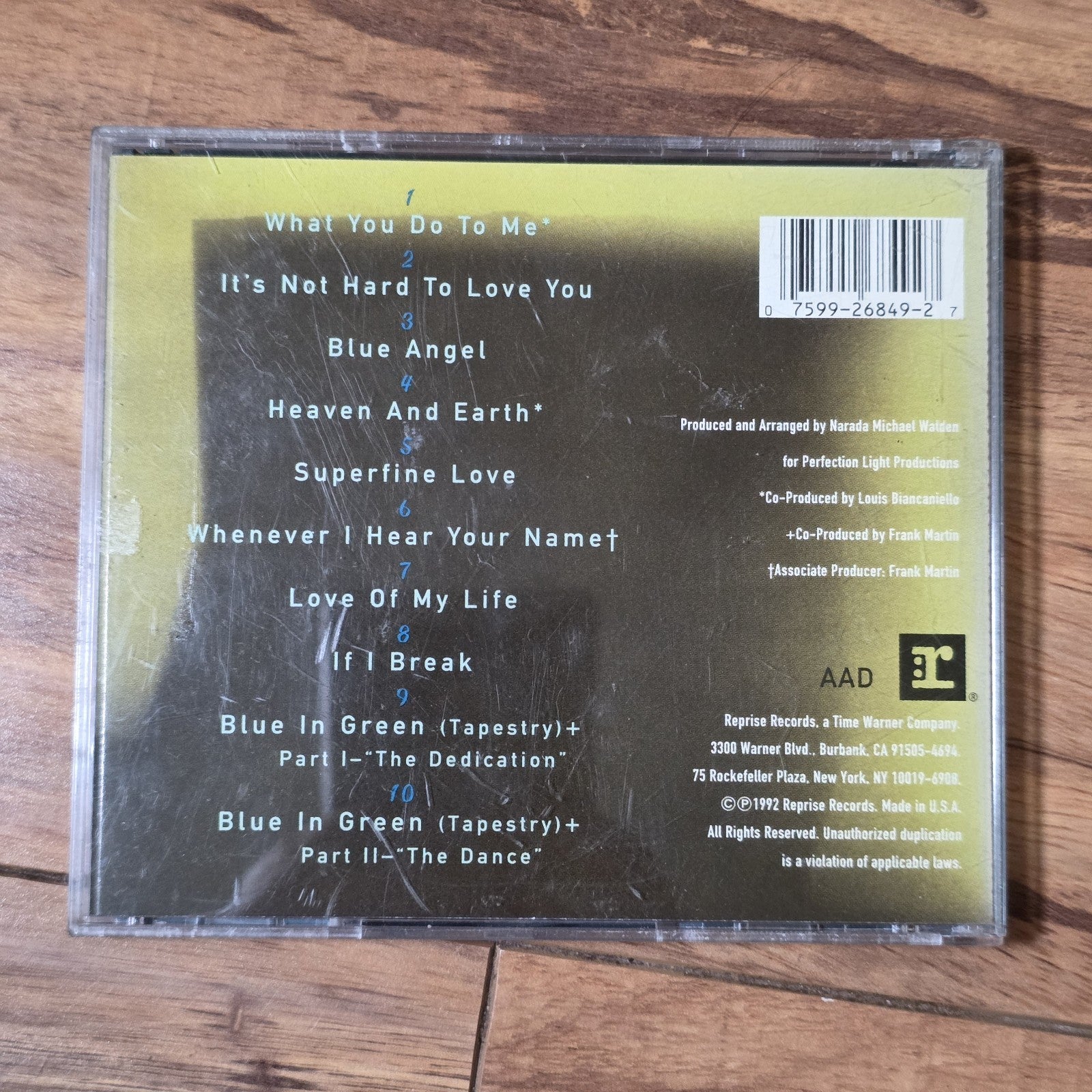 Al Jarreau - Heaven and Earth CD Album 1992 Contemporary Jazz R&B