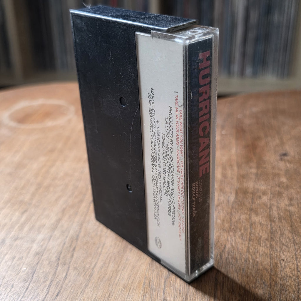 Hurricane - Take What You Want Cassette Album 1985 Heavy Metal
