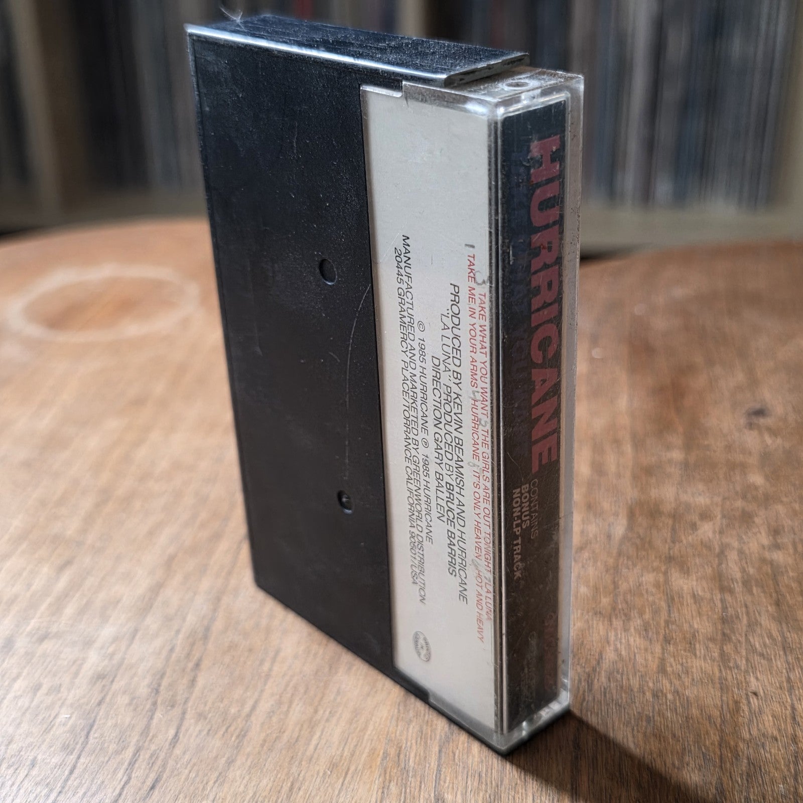 Hurricane - Take What You Want Cassette Album 1985 Heavy Metal