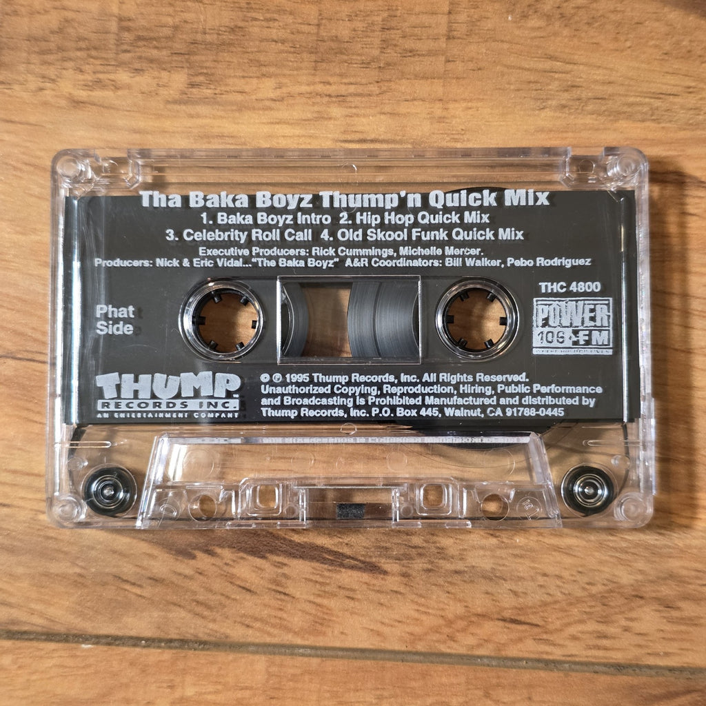 Baka Boyz - Thump'n Quick Mixes Comp 1994 Hip Hop Cassette Thump Rare HTF