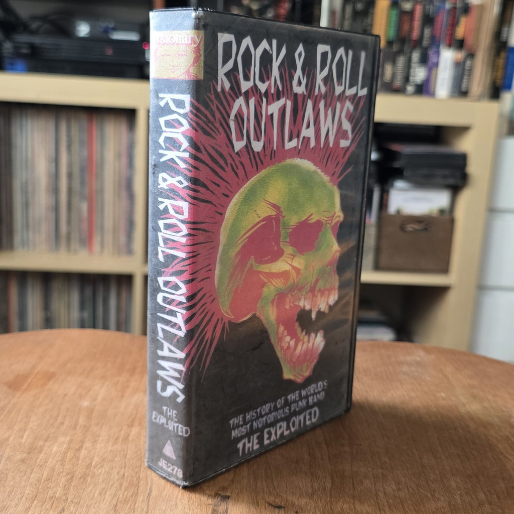 The Exploited - Rock & Roll Outlaws VHS 1995 Punk Rare HTF