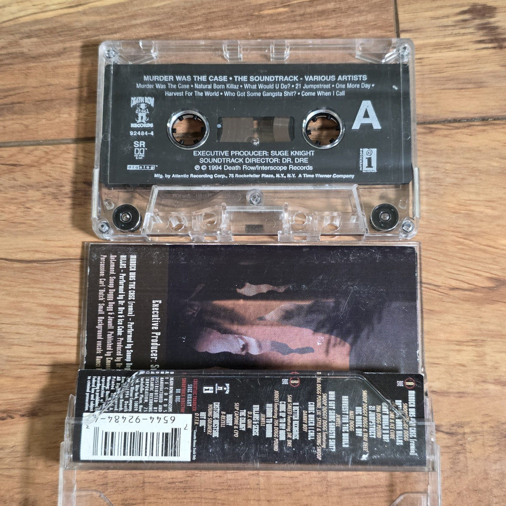 Murder Was The Case Soundtrack Cassette 1994 Hip Hop Death Row Snoop Dogg HTF