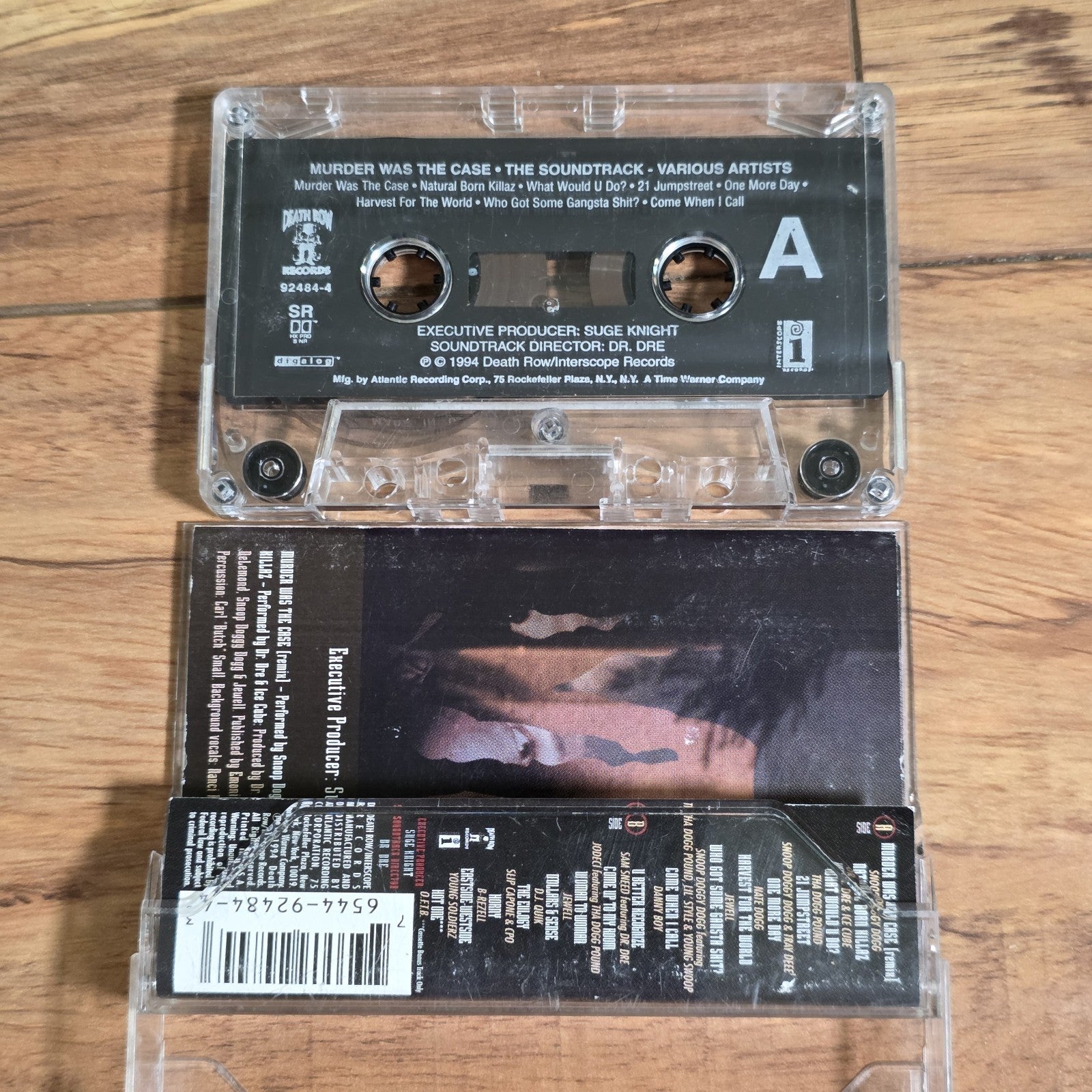 Murder Was The Case Soundtrack Cassette 1994 Hip Hop Death Row Snoop Dogg HTF
