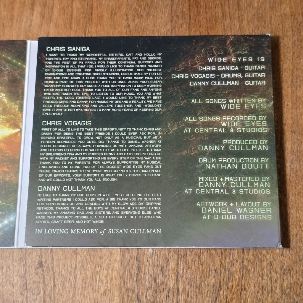Wide Eyes - Terraforming CD Album 2015 Prog Metal Rare HTF