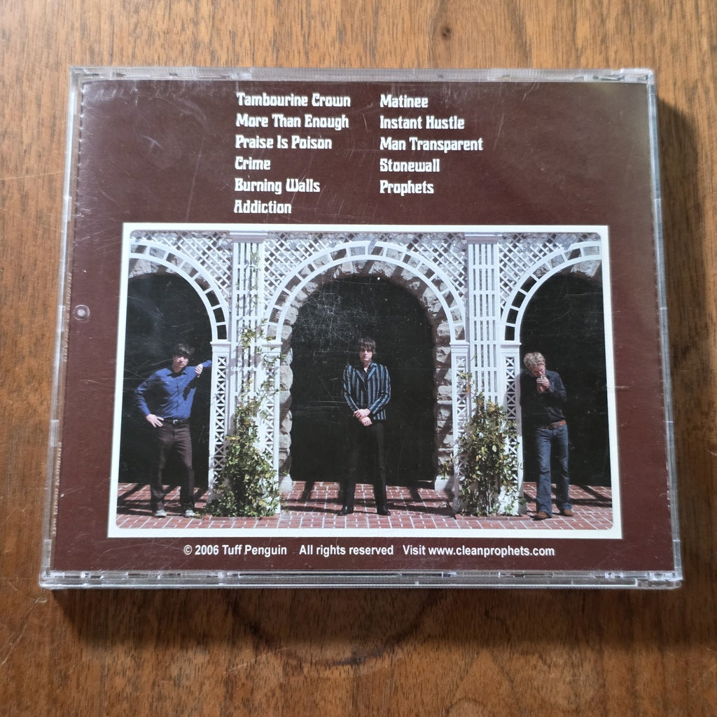 The Clean Prophets - Praise Is Poison CD Album 2006 Indie Rock