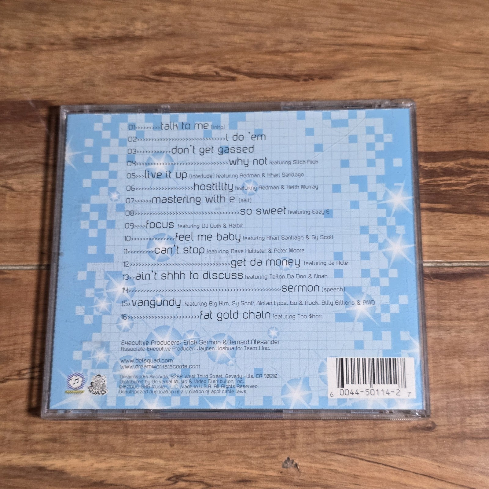 Def Squad - Def Squad Presents Erick Onasis CD Album 2000 Hip Hop