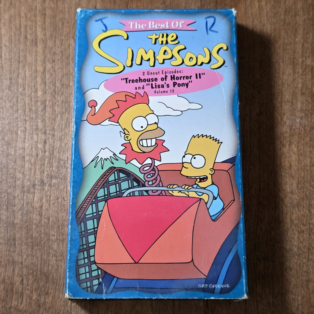 The Best of The Simpsons Vol 12 VHS 1999 Animation Treehouse Of Horror 2