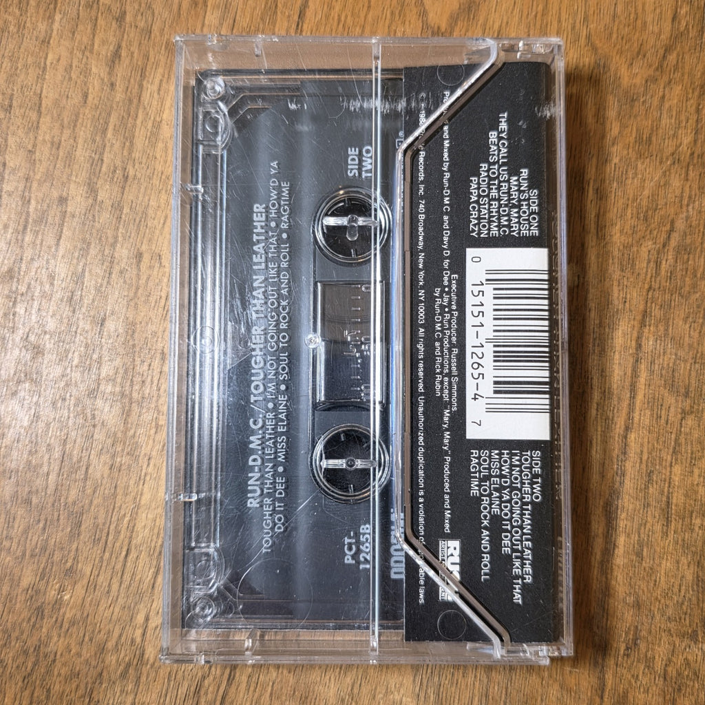 Run-DMC - Tougher Than Leather Album 1988 Hip Hop Cassette