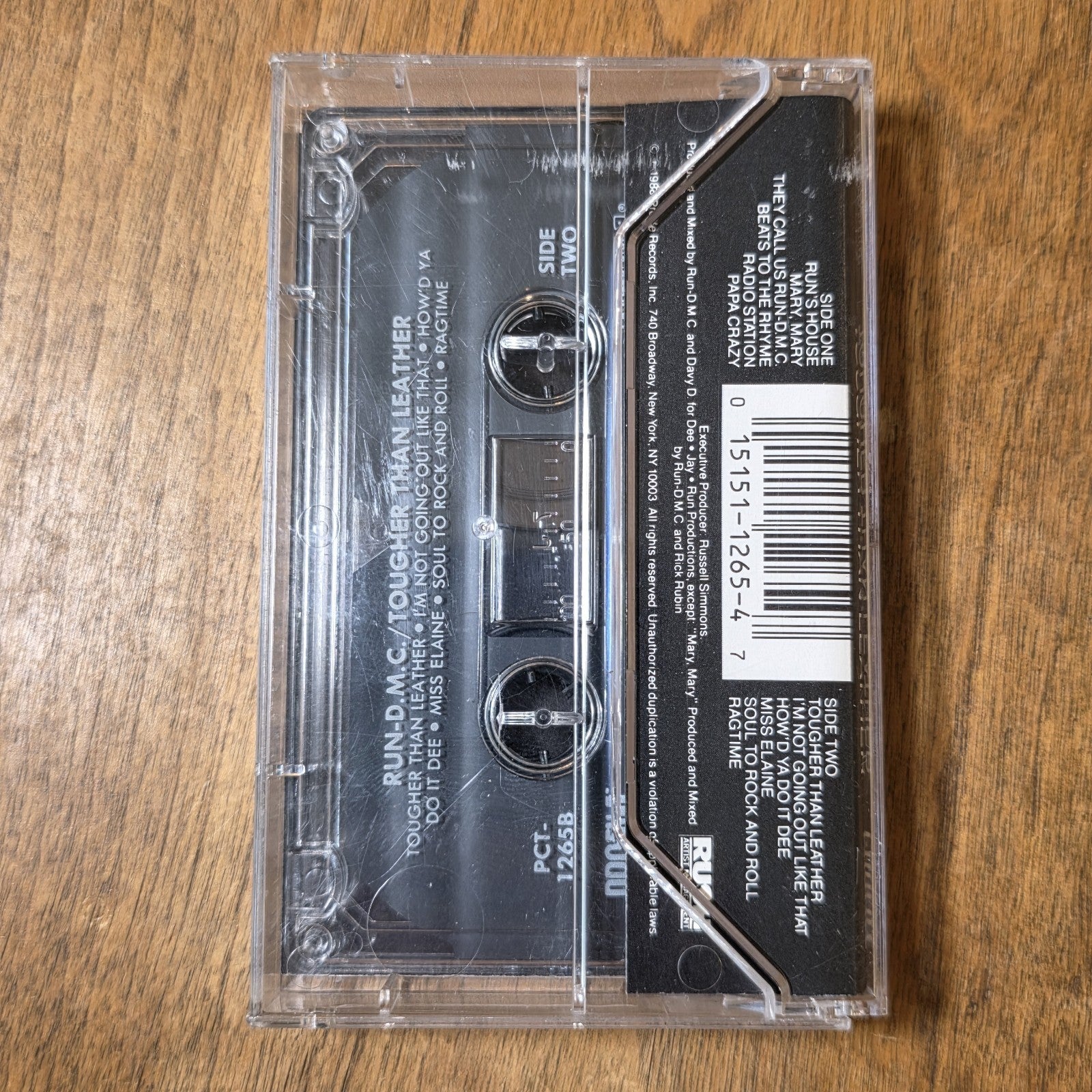 Run-DMC - Tougher Than Leather Album 1988 Hip Hop Cassette