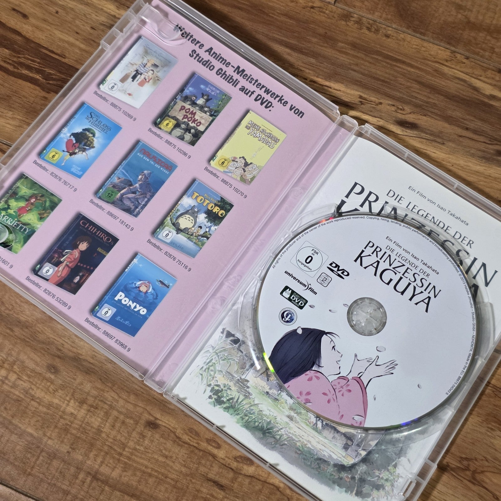 Die Legende Der Prinzessin Kaguya 2013 DVD Tale Of The Princess Ghibli PAL Reg 2