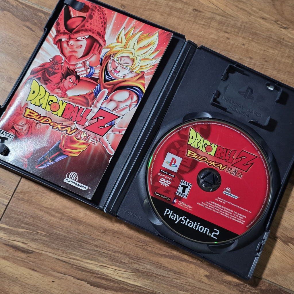 Dragon Ball Z Budokai 2002 Sony Playstation 2  PS2 Damaged Case Scratched CIB
