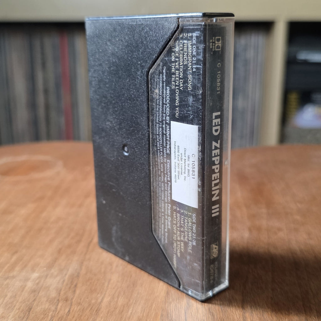 Led Zeppelin - Led Zeppelin III Cassette Album 1977 Hard Rock