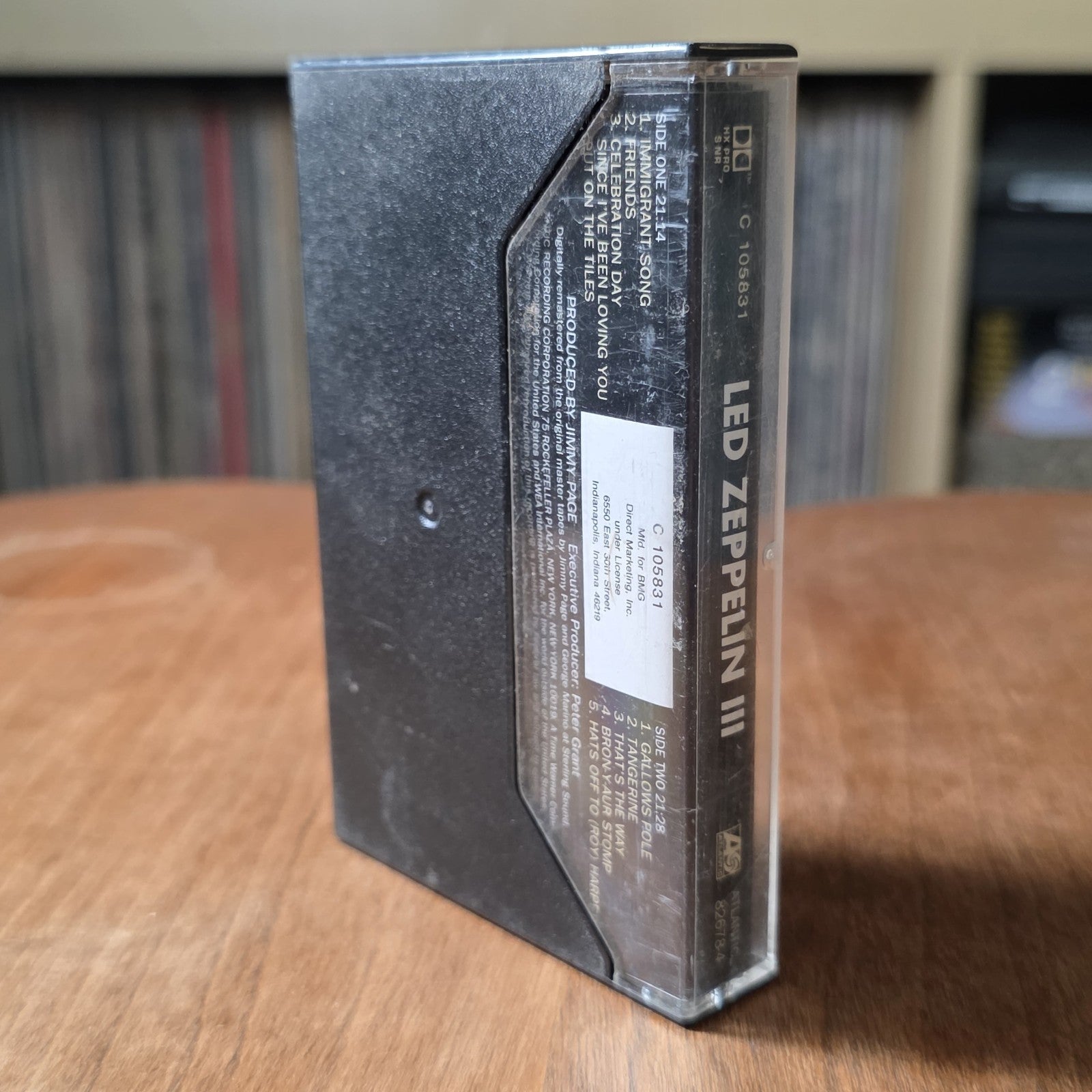 Led Zeppelin - Led Zeppelin III Cassette Album 1977 Hard Rock