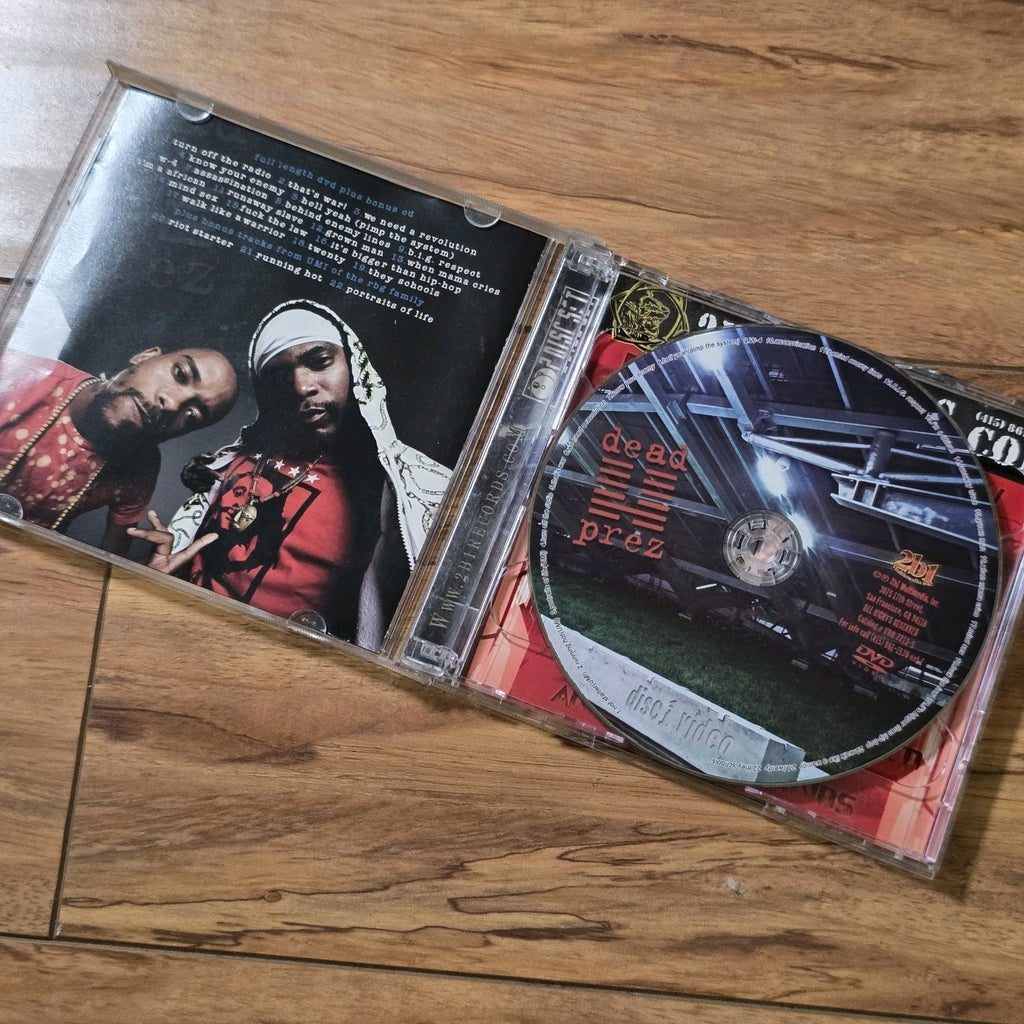 Dead Prez - Live in San Francisco CD DVD Live Album 2008 Hip Hop HTF