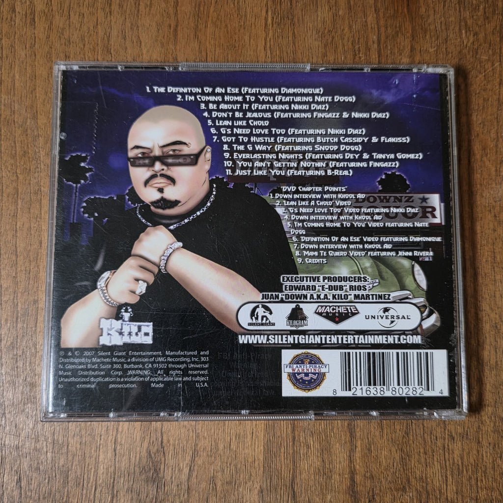 Down Aka Kilo - Definition Of An Ese CD Album 2007 2 Disc Chicano Rap HTF