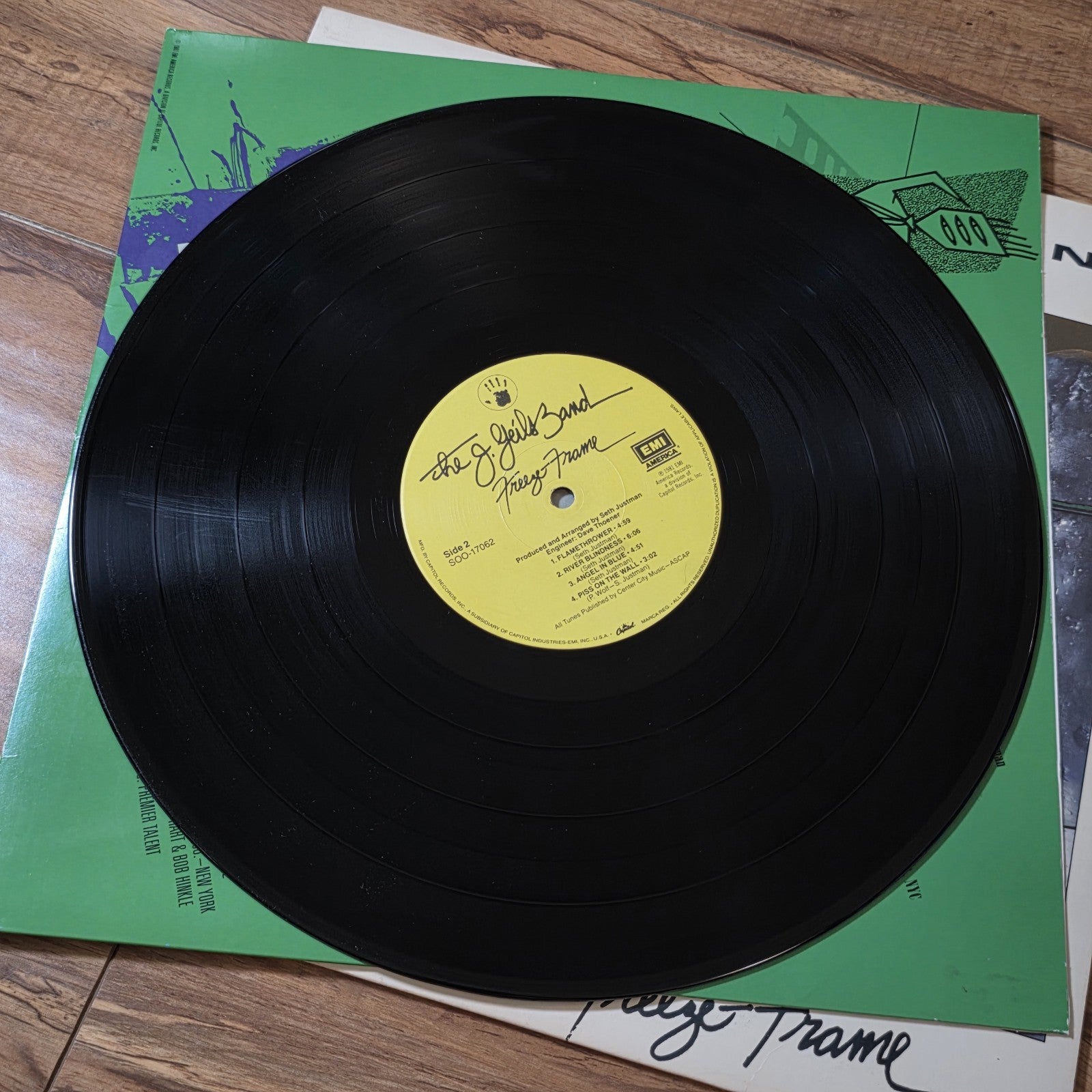 The J Geils Band - Freeze Frame Album 1981 Rock Vinyl LP 12" VG+
