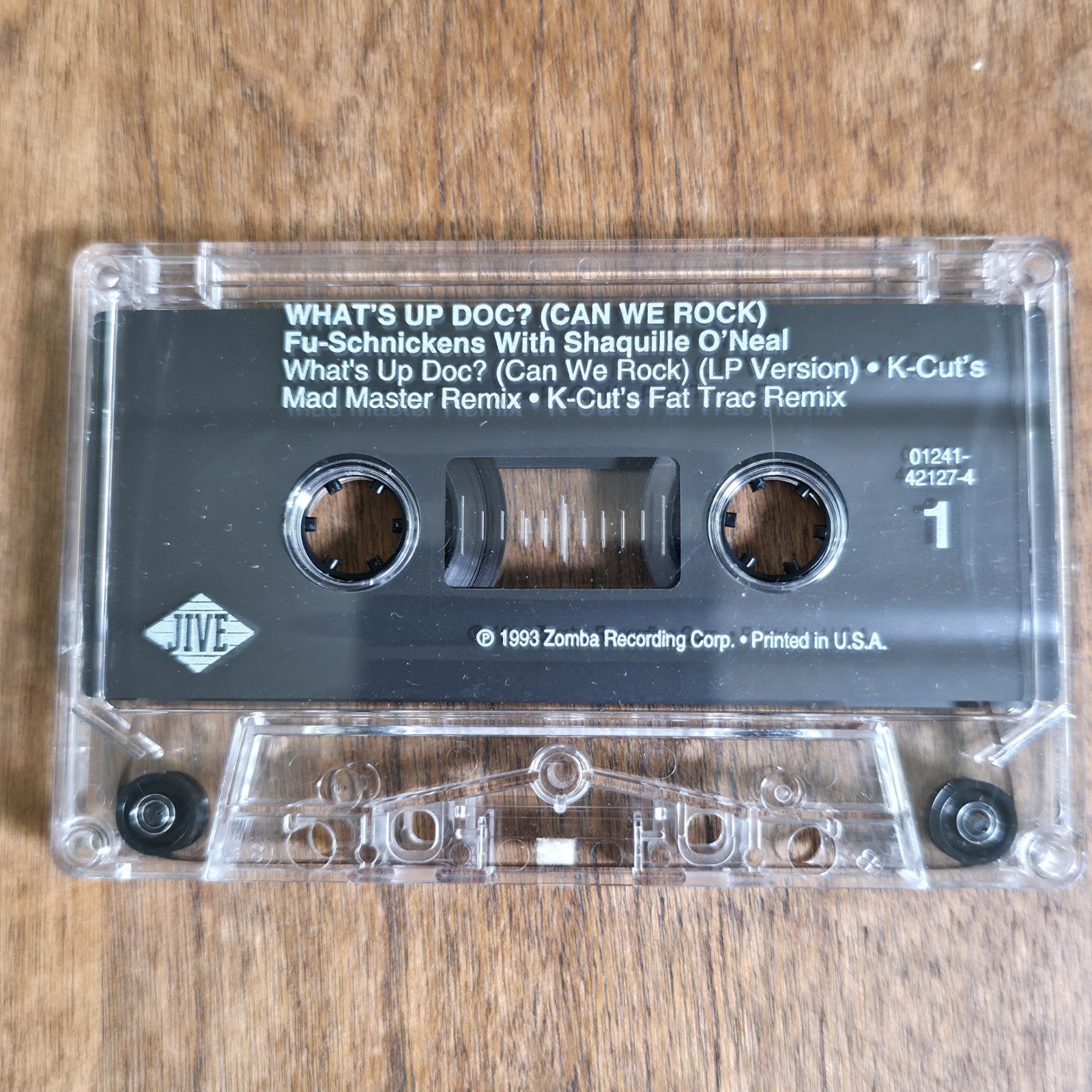 Fu-Schnickens - What's Up Doc Cassette Maxi-Single 1993 Hip Hop Shaquille O'Neal