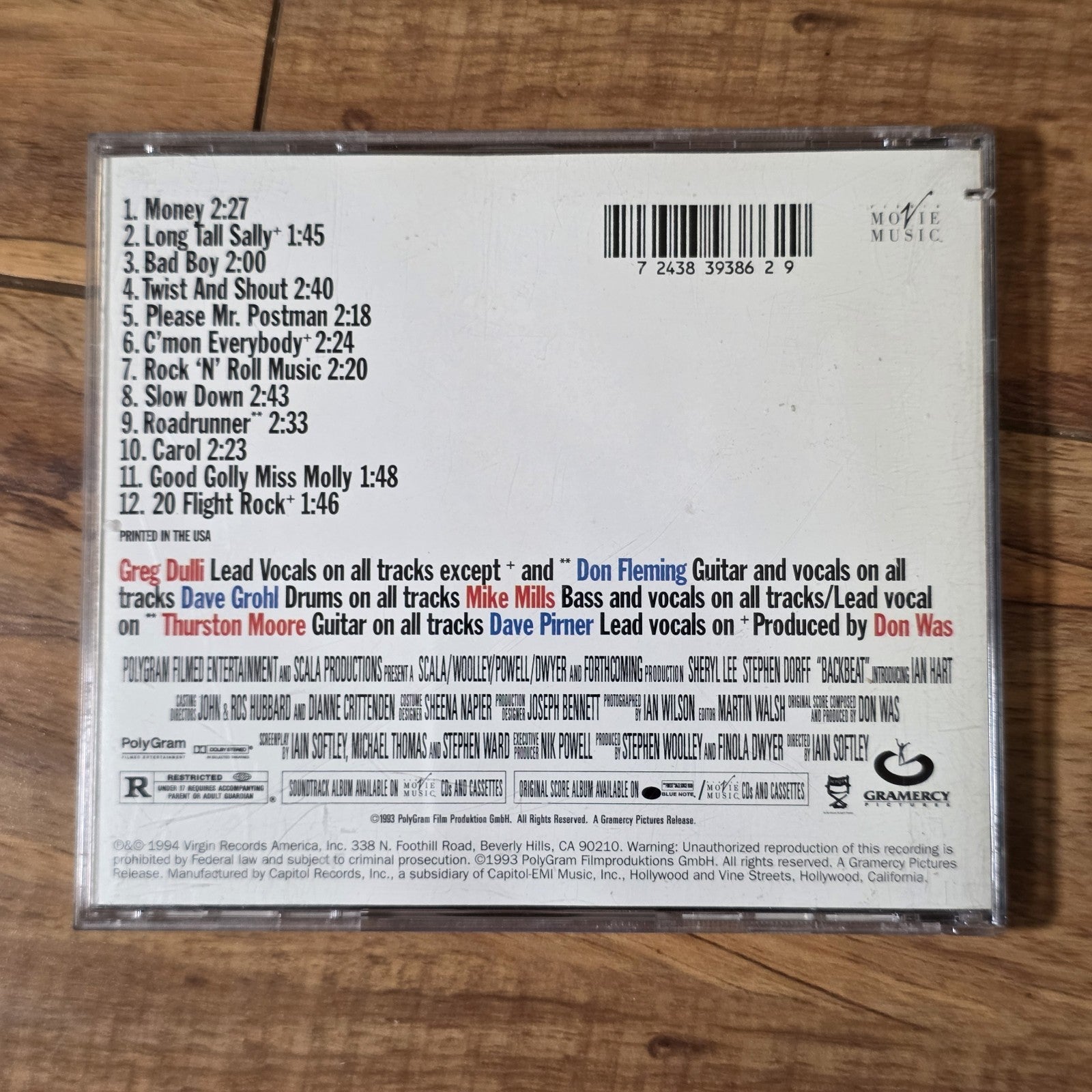 The Backbeat Band - Backbeat Soundtrack CD Album 1994 Rock & Roll