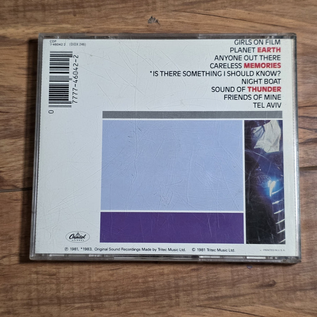 Duran Duran - Duran Duran CD Album 1981 New Wave Japan for US 1st Press Rare HTF