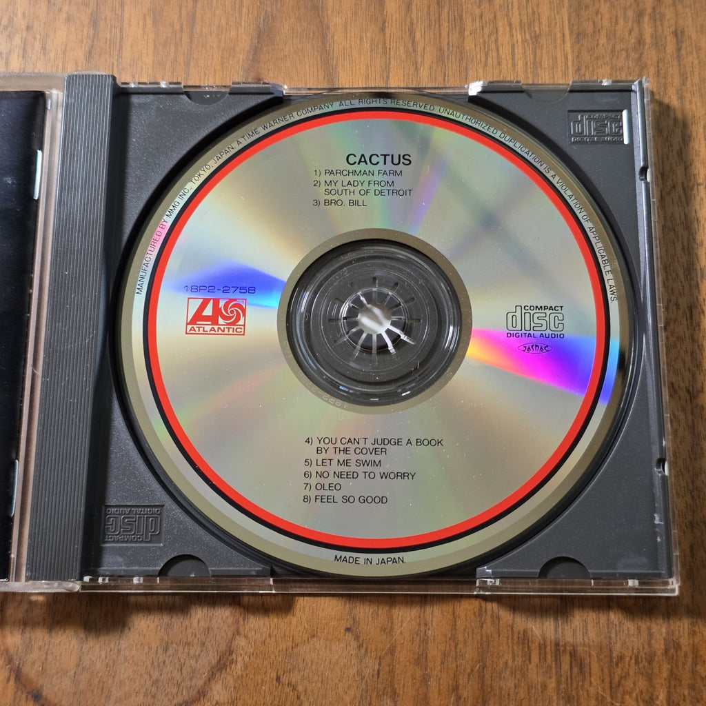 Cactus - Self-Titled CD Album 1989 Hard Rock Japan Import Rare HTF