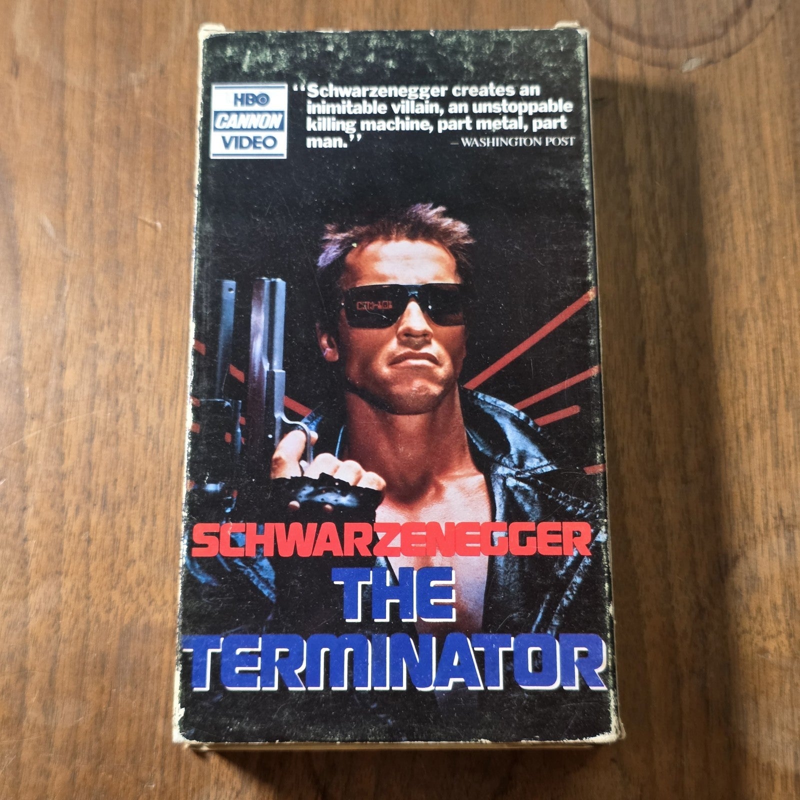The Terminator VHS 1985 Sci-Fi HBO Video