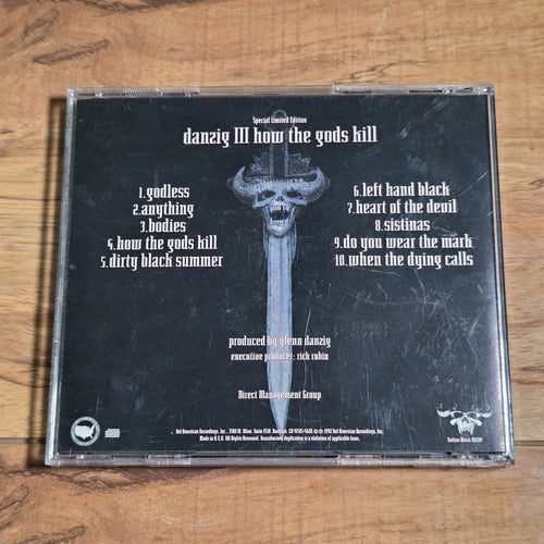 Danzig - Danzig III How the Gods Kill CD Album 1992 Heavy Metal Rare HTF