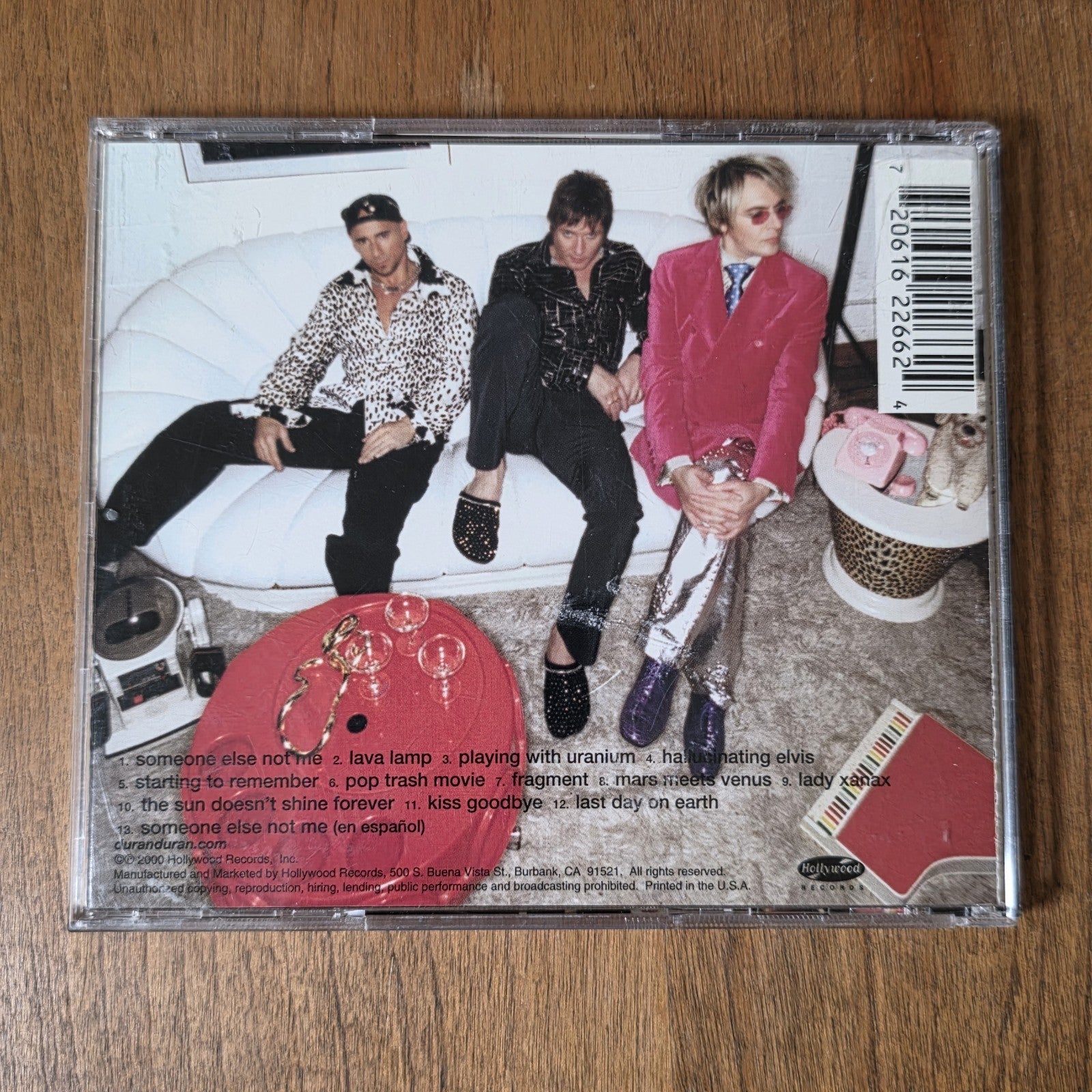 Duran Duran - Pop Trash CD Album 2000 Hollywood Records New Wave Synth Pop