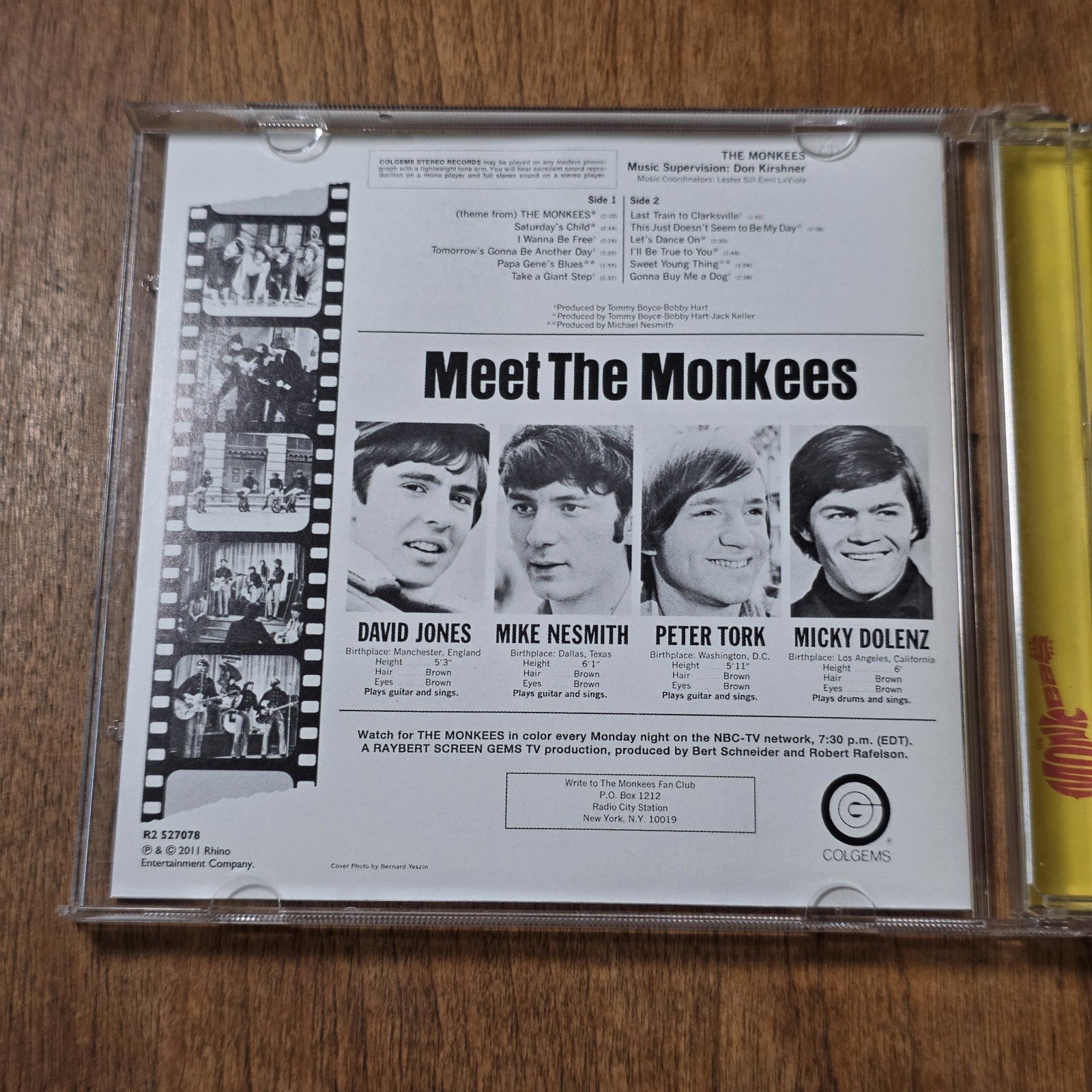 The Monkees - Self-Titled CD Album 1966 Pop Rock