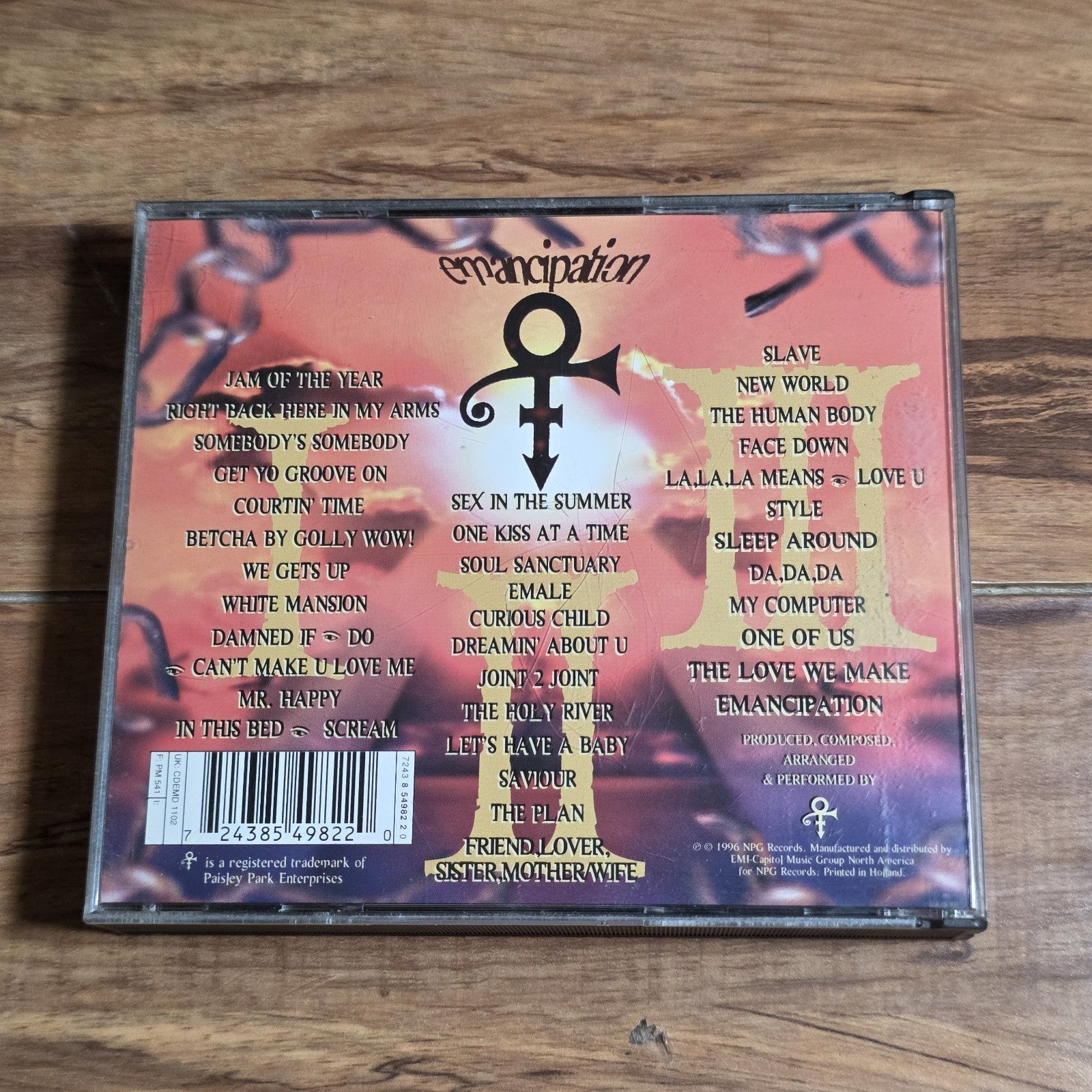 Prince - Emancipation 3CD Album 1996 R&B