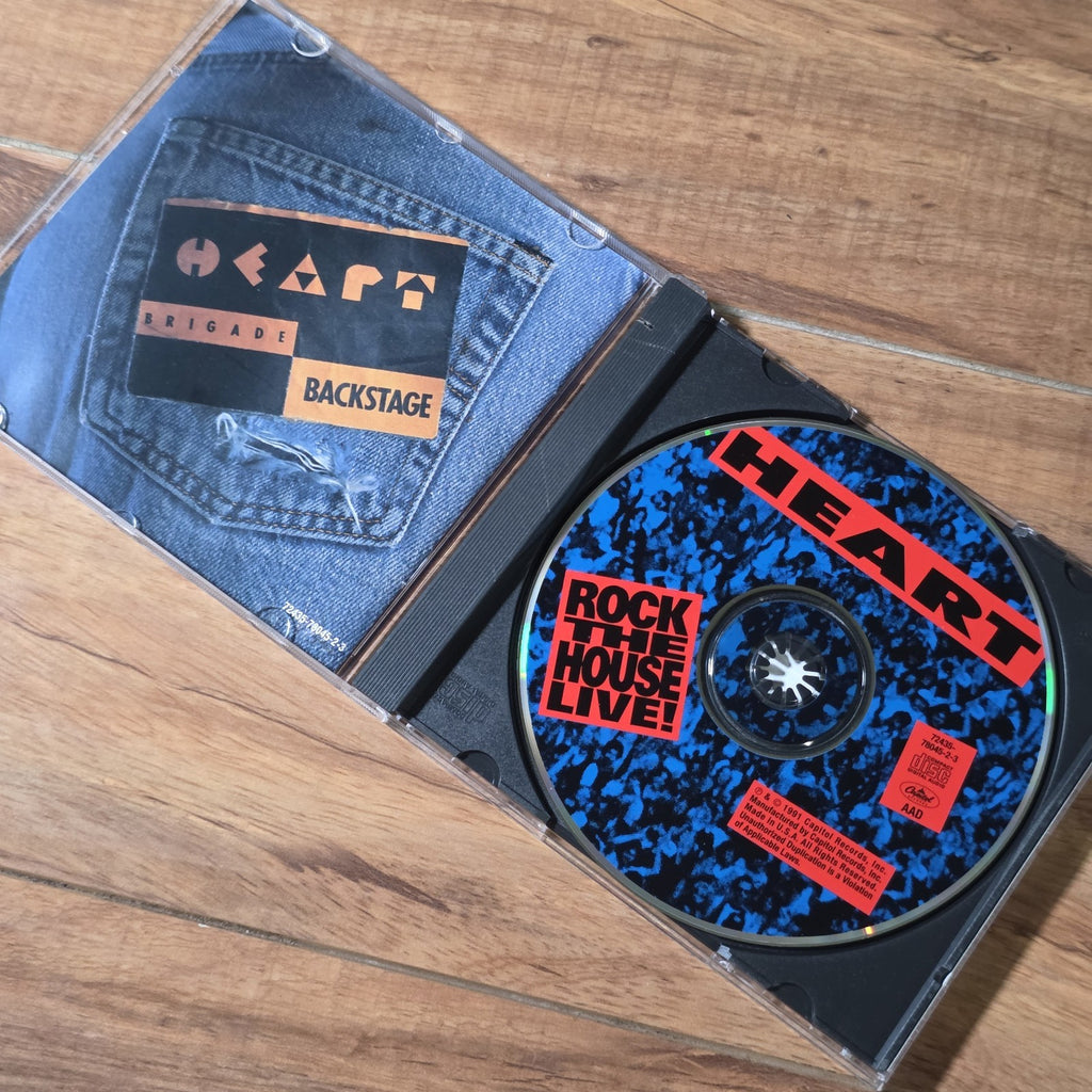 Heart - Rock The House Live! CD 1991 Capitol Records Hard Rock Arena