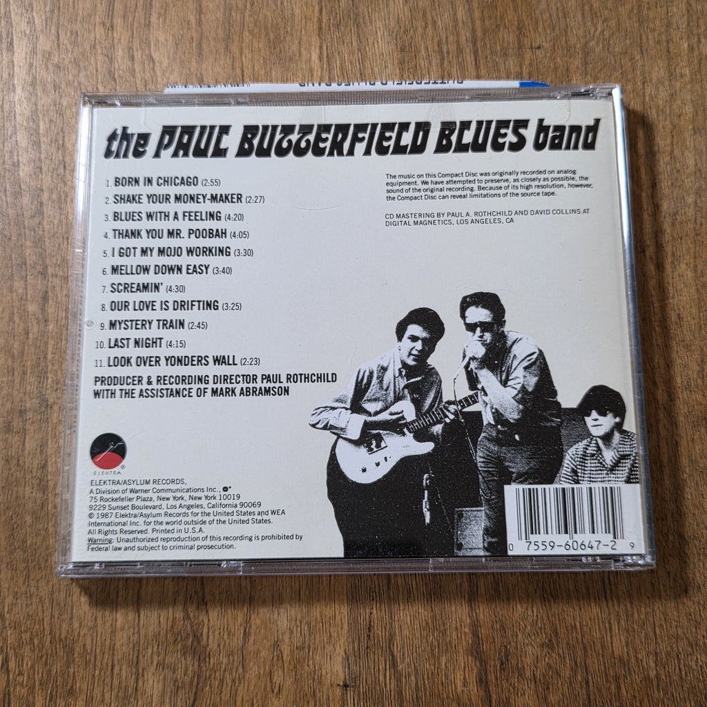 The Paul Butterfield Blues Band - Self Titled CD Album 1987 Blues