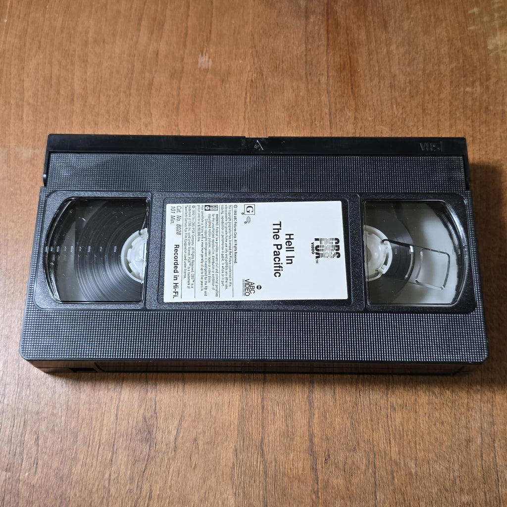 Hell in the Pacific VHS 1990 War Lee Marvin Toshiro Mifune 