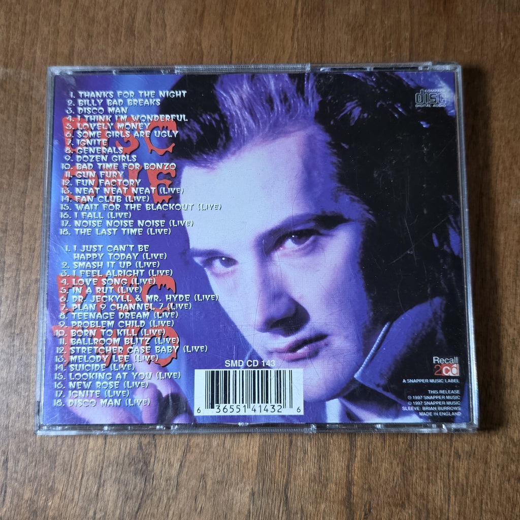 The Damned - Born To Kill CD 1997 Punk Rock Castle Music 2 Disc Rare HTF